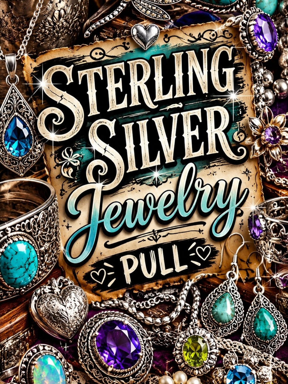 $5 Sterling Silver Jewelry Pull - As Shown - No Cancelations